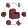 Sillón de masaje reclinable de tela color vino tinto von , Sessel - Ref: Foro24-4015693, Preis: 201,68 €, Rabatt: %