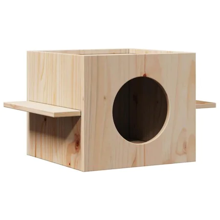 Casa para gatos madera maciza pino 51x35x30 cm von , Katzenmöbel - Ref: Foro24-859304, Preis: 44,48 €, Rabatt: %