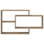 Estante de pared madera ingeniería roble artisian 104x20x58,5cm de , Estantes y estanterías - Ref: Foro24-855823, Precio: 52,...