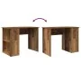 Escritorio de madera de ingeniería envejecida 100x55x75 cm von , Schreibtische - Ref: Foro24-855856, Preis: 74,87 €, Rabatt: %