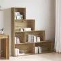 Estantería madera de ingeniería roble artisan 157x24x160 cm de , Librerías y estanterías - Ref: Foro24-855889, Precio: 107,40...