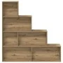 Estantería madera de ingeniería roble artisan 157x24x160 cm de , Librerías y estanterías - Ref: Foro24-855889, Precio: 107,40...