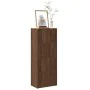 Estantería madera de ingeniería marrón roble 40x24x102 cm de , Librerías y estanterías - Ref: Foro24-860379, Precio: 74,81 €,...