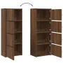 Estantería madera de ingeniería marrón roble 40x24x102 cm de , Librerías y estanterías - Ref: Foro24-860379, Precio: 74,81 €,...