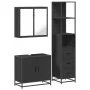 Juego de muebles de baño 3 pzas madera contrachapada negro von , Badezimmermöbel - Ref: Foro24-3301125, Preis: 249,68 €, Raba...