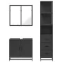 Juego de muebles de baño 3 pzas madera contrachapada negro von , Badezimmermöbel - Ref: Foro24-3301125, Preis: 249,68 €, Raba...