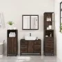 Set de muebles baño 3 pzas madera contrachapada roble marrón von , Badezimmermöbel - Ref: Foro24-3301144, Preis: 285,45 €, Ra...