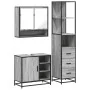 Set de muebles de baño 3 pzas madera contrachapada gris sonoma von , Badezimmermöbel - Ref: Foro24-3301178, Preis: 262,93 €, ...
