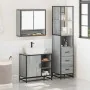 Set de muebles de baño 3 pzas madera contrachapada gris sonoma von , Badezimmermöbel - Ref: Foro24-3301178, Preis: 262,93 €, ...