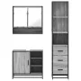 Set de muebles de baño 3 pzas madera contrachapada gris sonoma von , Badezimmermöbel - Ref: Foro24-3301178, Preis: 262,93 €, ...
