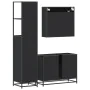 Juego de muebles de baño 3 pzas madera contrachapada negro von , Badezimmermöbel - Ref: Foro24-3301150, Preis: 276,70 €, Raba...