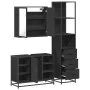 Juego de muebles de baño 3 pzas madera contrachapada negro von , Badezimmermöbel - Ref: Foro24-3301150, Preis: 276,70 €, Raba...