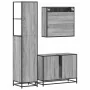 Set de muebles de baño 3 pzas madera contrachapada gris sonoma von , Badezimmermöbel - Ref: Foro24-3301173, Preis: 312,88 €, ...