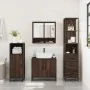 Set de muebles baño 3 pzas madera contrachapada roble marrón by , Bathroom furniture - Ref: Foro24-3301159, Price: 237,06 €, ...