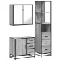 Set de muebles de baño 3 pzas madera contrachapada gris sonoma von , Badezimmermöbel - Ref: Foro24-3301138, Preis: 281,52 €, ...