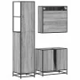 Set de muebles de baño 3 pzas madera contrachapada gris sonoma von , Badezimmermöbel - Ref: Foro24-3301138, Preis: 281,52 €, ...