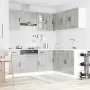 Mueble cocina Kalmar gris hormigón 11 pzas madera contrachapada de , Armarios de cocina - Ref: Foro24-3314945, Precio: 648,27...