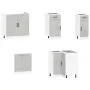 Mueble cocina Kalmar gris hormigón 11 pzas madera contrachapada de , Armarios de cocina - Ref: Foro24-3314945, Precio: 648,27...