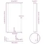 Patas de mesa centro forma U 2uds acero natural 60x(110-111) cm by , Table legs - Ref: Foro24-4013251, Price: 98,82 €, Discou...
