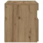 Mesilla de noche con luces LED roble artesanal 60x35x40 cm von , Nachttische - Ref: Foro24-3329176, Preis: 50,78 €, Rabatt: %
