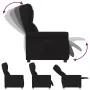 Sillón reclinable de tela negro by , Armchairs - Ref: Foro24-4015658, Price: 204,07 €, Discount: %