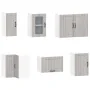 Mueble cocina Kalmar sonoma gris 11 pzas madera contrachapada de , Armarios de cocina - Ref: Foro24-3314947, Precio: 693,40 €...