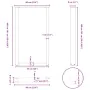 Patas de mesa centro forma U 2uds acero natural 60x(100-101) cm von , Tischbeine - Ref: Foro24-4013239, Preis: 104,30 €, Raba...