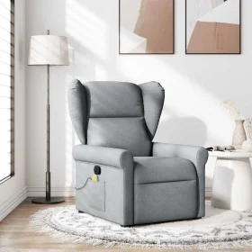 Sillón reclinable de masaje de tela gris claro von , Sessel - Ref: Foro24-4015666, Preis: 210,33 €, Rabatt: %