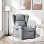 Sillón reclinable de masaje de tela gris claro by , Armchairs - Ref: Foro24-4015666, Price: 210,33 €, Discount: %