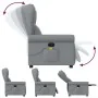 Sillón reclinable de masaje de tela gris claro by , Armchairs - Ref: Foro24-4015666, Price: 210,33 €, Discount: %