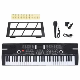 Teclado eléctrico de piano de 61 teclas con atril para niños by , Pianos - Ref: Foro24-4103507, Price: 85,21 €, Discount: %