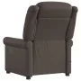 Sillón reclinable de cuero sintético marrón brillante by , Armchairs - Ref: Foro24-4015679, Price: 237,49 €, Discount: %