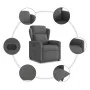 Sillón reclinable eléctrico de tela gris oscuro von , Sessel - Ref: Foro24-3303115, Preis: 242,44 €, Rabatt: %