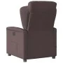 Sillón reclinable de masaje eléctrico tela marrón oscuro by , Armchairs - Ref: Foro24-3303129, Price: 254,66 €, Discount: %
