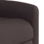 Sillón reclinable de masaje eléctrico tela marrón oscuro by , Armchairs - Ref: Foro24-3303129, Price: 254,66 €, Discount: %