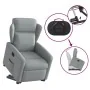 Sillón reclinable elevable de tela gris claro by , Armchairs - Ref: Foro24-3303134, Price: 272,26 €, Discount: %