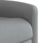 Sillón reclinable elevable de tela gris claro by , Armchairs - Ref: Foro24-3303134, Price: 272,26 €, Discount: %