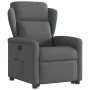 Sillón eléctrico reclinable elevable de tela gris oscuro by , Armchairs - Ref: Foro24-3303155, Price: 329,93 €, Discount: %