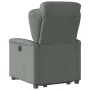 Sillón eléctrico reclinable elevable de tela gris oscuro by , Armchairs - Ref: Foro24-3303155, Price: 329,93 €, Discount: %