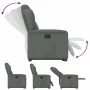 Sillón eléctrico reclinable elevable de tela gris oscuro by , Armchairs - Ref: Foro24-3303155, Price: 329,93 €, Discount: %