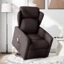 Sillón masaje eléctrico reclinable elevable tela marrón oscuro by , Armchairs - Ref: Foro24-3303169, Price: 331,62 €, Discoun...