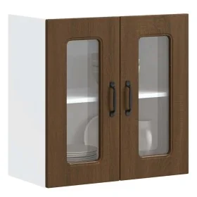 Armario pared cocina puerta de cristal Kalmar roble marrón by , Kitchen cabinets - Ref: Foro24-853674, Price: 68,15 €, Discou...