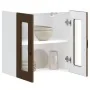 Armario pared cocina puerta de cristal Kalmar roble marrón by , Kitchen cabinets - Ref: Foro24-853674, Price: 68,15 €, Discou...