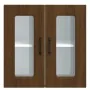 Armario pared cocina puerta de cristal Kalmar roble marrón by , Kitchen cabinets - Ref: Foro24-853674, Price: 68,15 €, Discou...