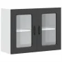 Armario pared cocina puerta de cristal Kalmar negra von , Küchenschränke - Ref: Foro24-853608, Preis: 95,51 €, Rabatt: %