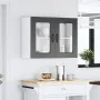 Armario pared cocina puerta de cristal Kalmar negra von , Küchenschränke - Ref: Foro24-853608, Preis: 95,51 €, Rabatt: %
