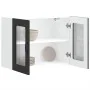 Armario pared cocina puerta de cristal Kalmar negra von , Küchenschränke - Ref: Foro24-853608, Preis: 95,51 €, Rabatt: %
