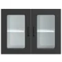 Armario pared cocina puerta de cristal Kalmar negra von , Küchenschränke - Ref: Foro24-853608, Preis: 95,51 €, Rabatt: %