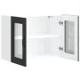 Armario pared cocina puerta de cristal Kalmar negra von , Küchenschränke - Ref: Foro24-853608, Preis: 95,51 €, Rabatt: %
