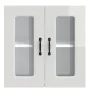 Armario pared cocina puerta cristal Kalmar blanca alto brillo von , Küchenschränke - Ref: Foro24-853669, Preis: 77,77 €, Raba...